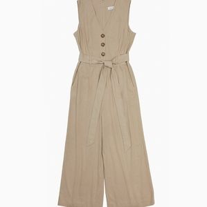 NWT Calvin Klein Linen Blend Jumpsuit